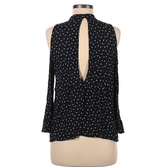 American Eagle / Boho Cold Shoulder Blouse / W M - Picture 2 of 5